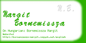 margit bornemissza business card